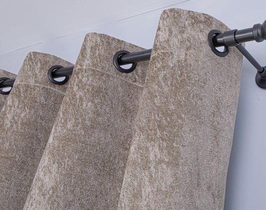 100% Blackout Velvet Curtain: Double Sided Thermal Insulated Drapes - Custom Size