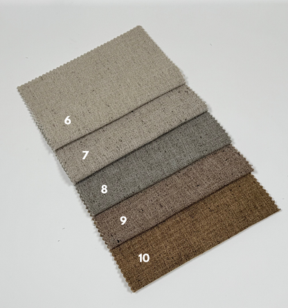 Extra Wide Blackout Linen Curtain: Thermal Insulated Privacy Drapes