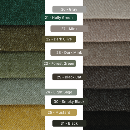 Extra Wide Blackout Curtain: Wool-Like Noise Reduction, Custom Size