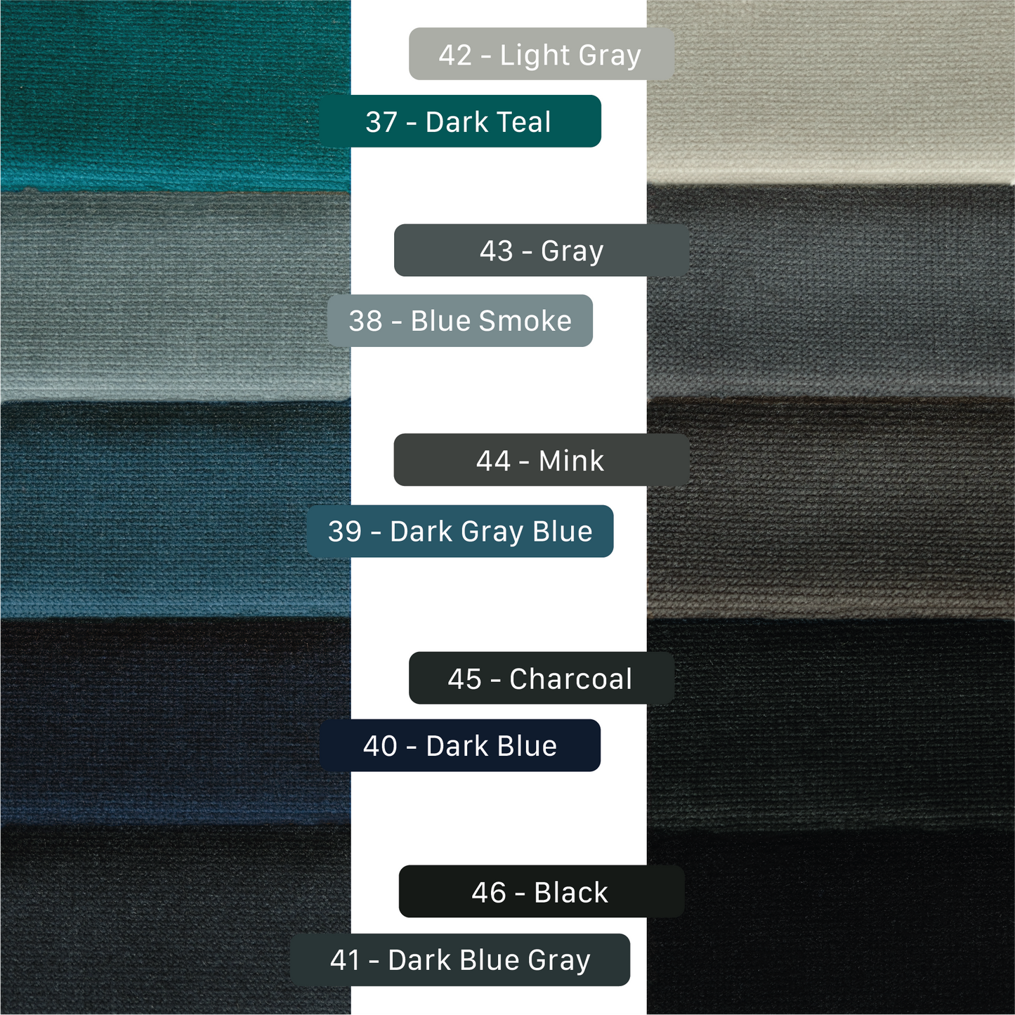 Woven Velvet Upholstery Fabric: 55" Wide, Durable 100K Martindale