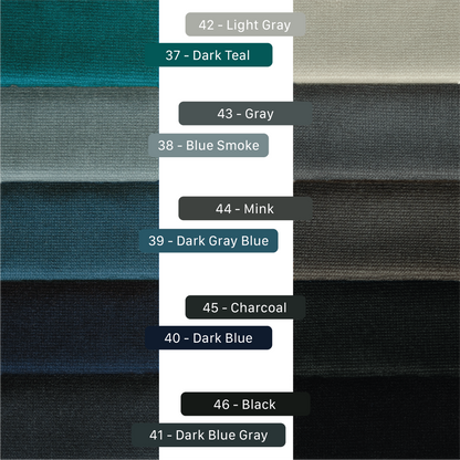 Woven Velvet Upholstery Fabric: 55" Wide, Durable 100K Martindale