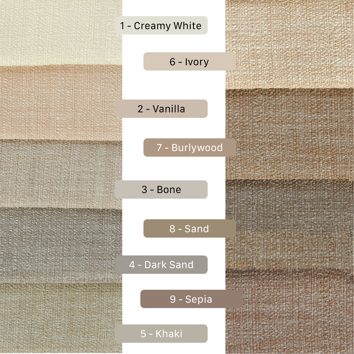 Extra Wide Thick Faux Linen Curtains: 25 Colors, Multiple Hanging Options