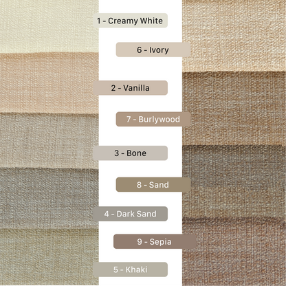 Extra Wide Thick Faux Linen Curtains: 25 Colors, Multiple Hanging Options