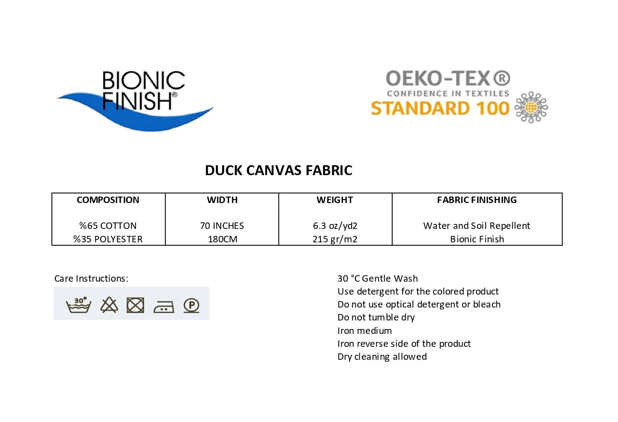 Water Repellent Tablecloth: Stain Resistant Cotton-Polyester Blend, Custom Size