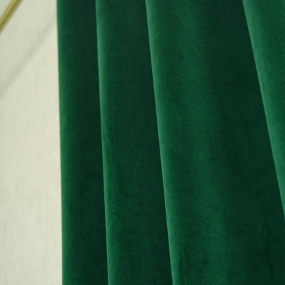 Thick Velvet Curtain Panel: Light Blocking, Sound Insulating - Custom Size