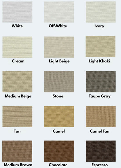 Water Repellent Tablecloth: Stain Resistant Cotton-Polyester Blend, Custom Size