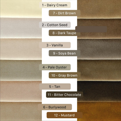 Thick Velvet Curtain Panel: Light Blocking, Sound Insulating - Custom Size