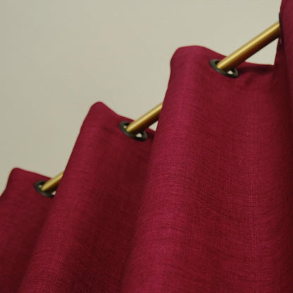 Extra Wide Thick Faux Linen Curtains: 25 Colors, Multiple Hanging Options