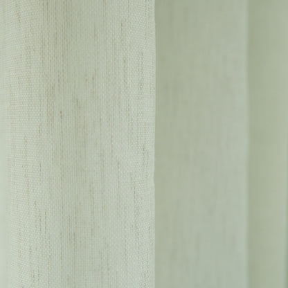 Extra Wide Linen Sheer Curtains: Bedroom & Living Room - Custom Size