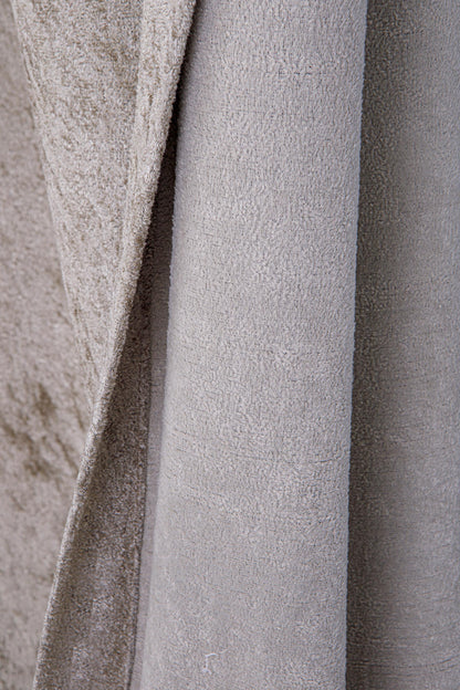 100% Blackout Velvet Curtain: Double Sided Thermal Insulated Drapes - Custom Size